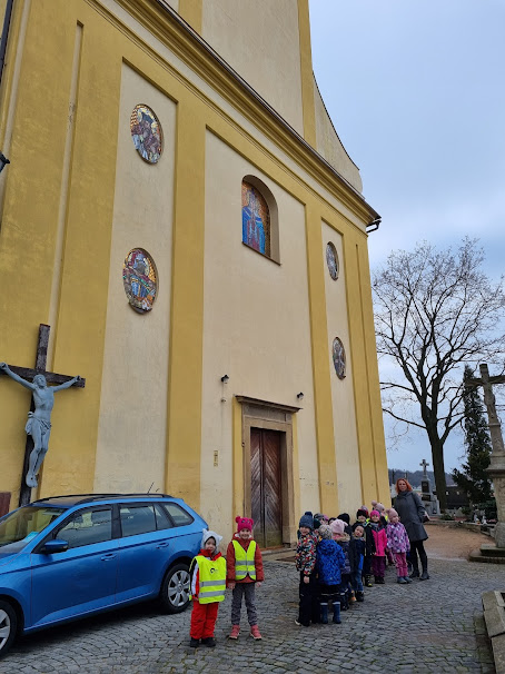 Návštěva kostela v Troubsku